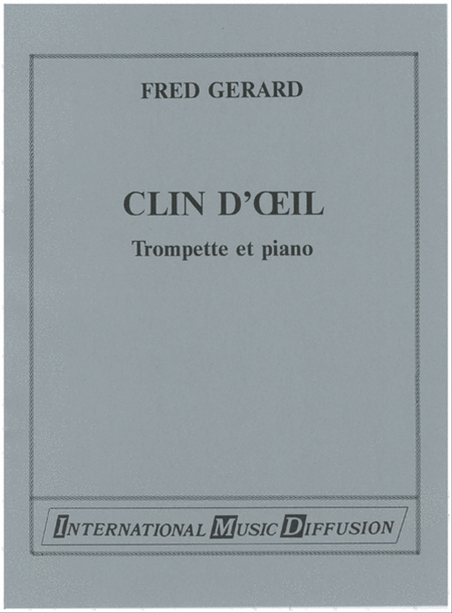 Clin d'oeil Trumpet Solo scores gallery preview page 1