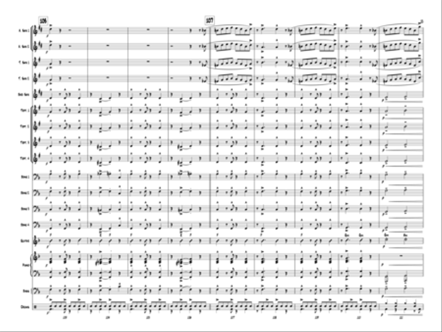 Trick Shot Jazz Ensemble scores gallery preview page 15