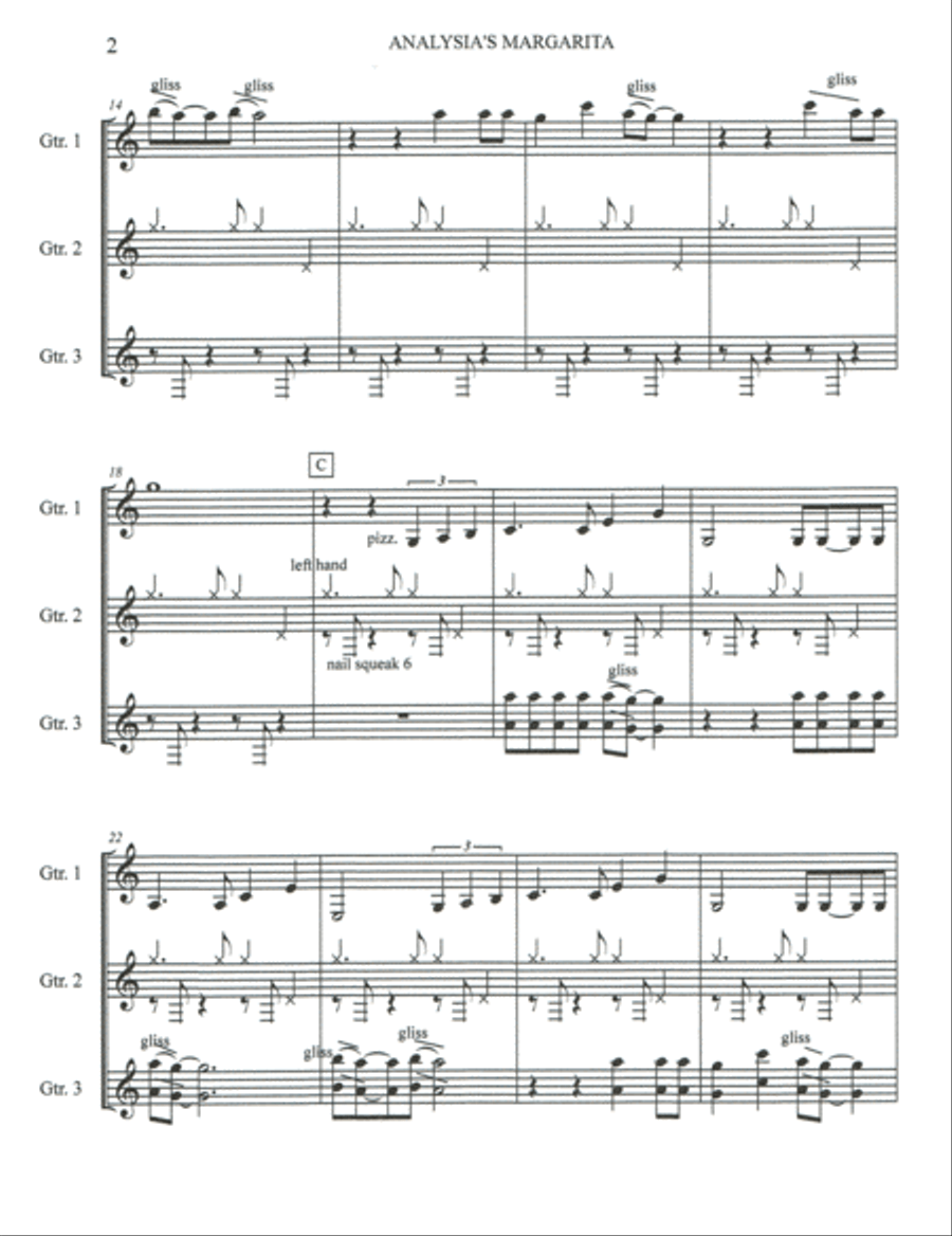 Analysia's Margarita Small Ensemble scores gallery preview page 3