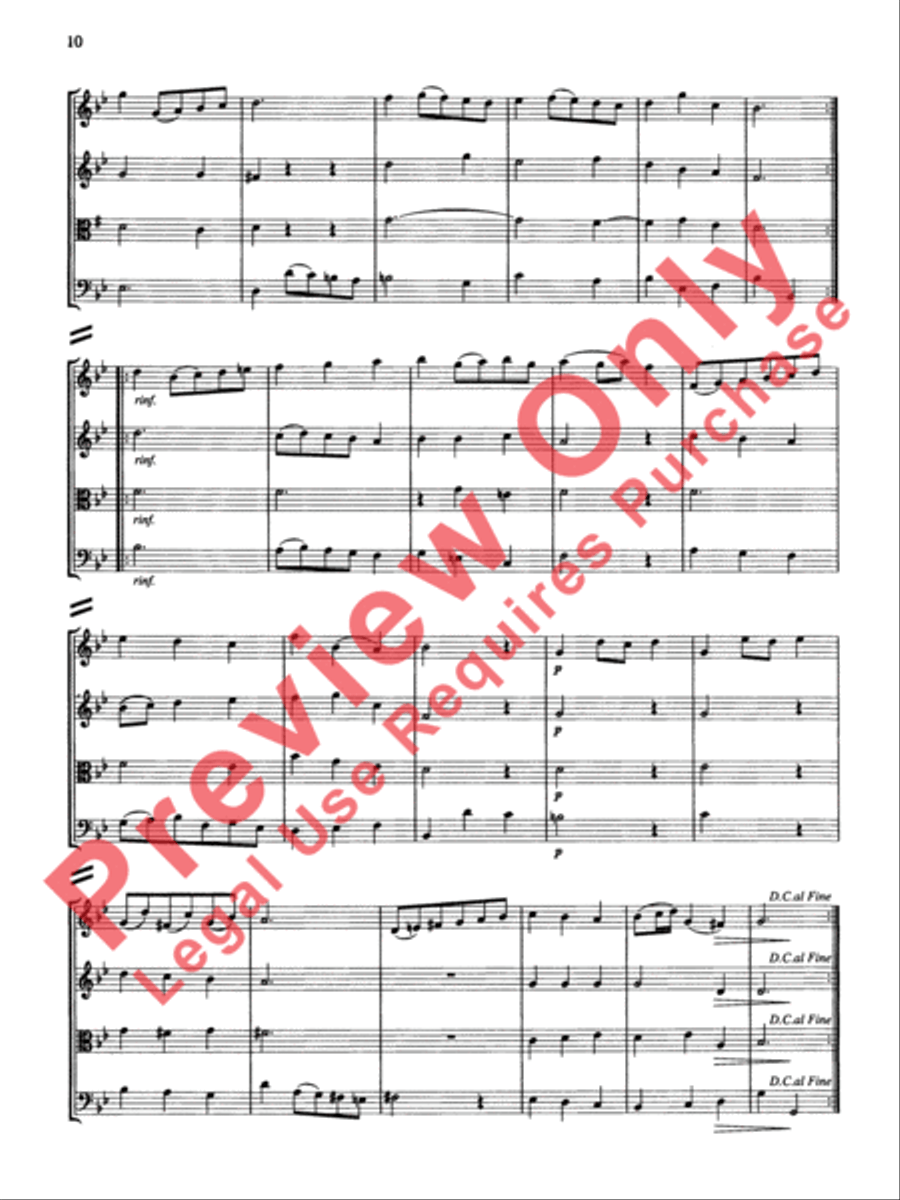 String Quartets for Beginning Ensembles, Volume 3 String Quartet scores gallery preview page 11
