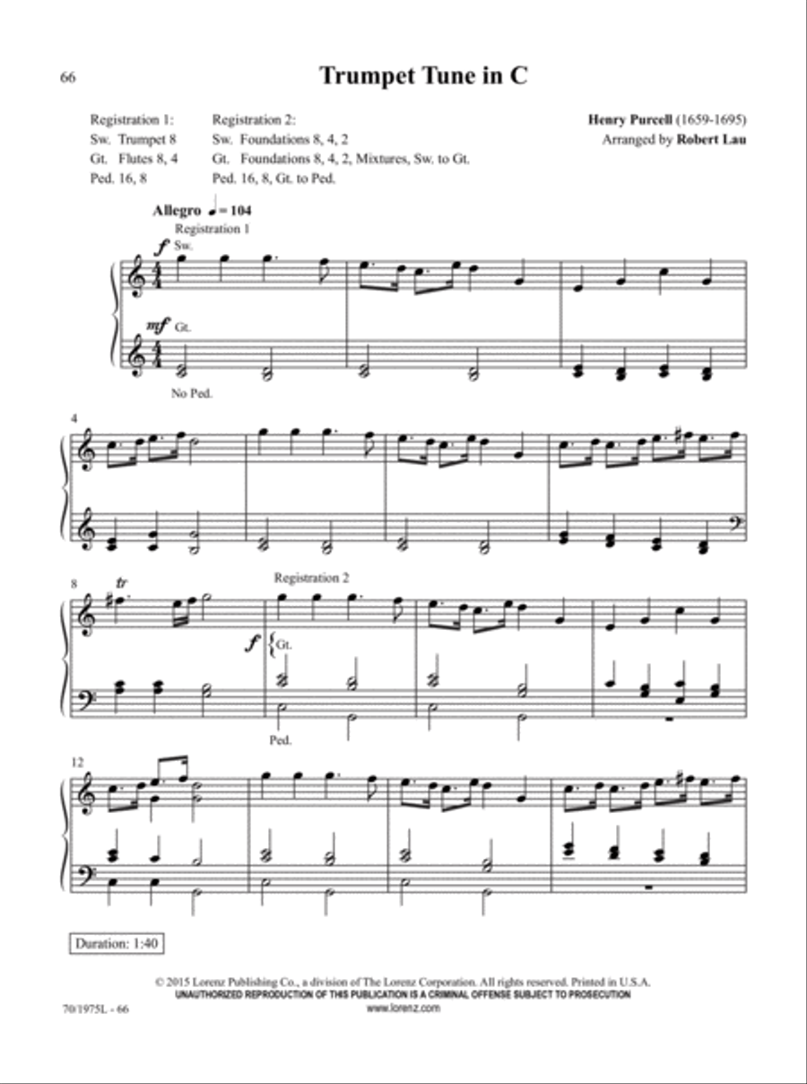 Easy Organ Library, Vol. 60 Organ Solo scores gallery preview page 25