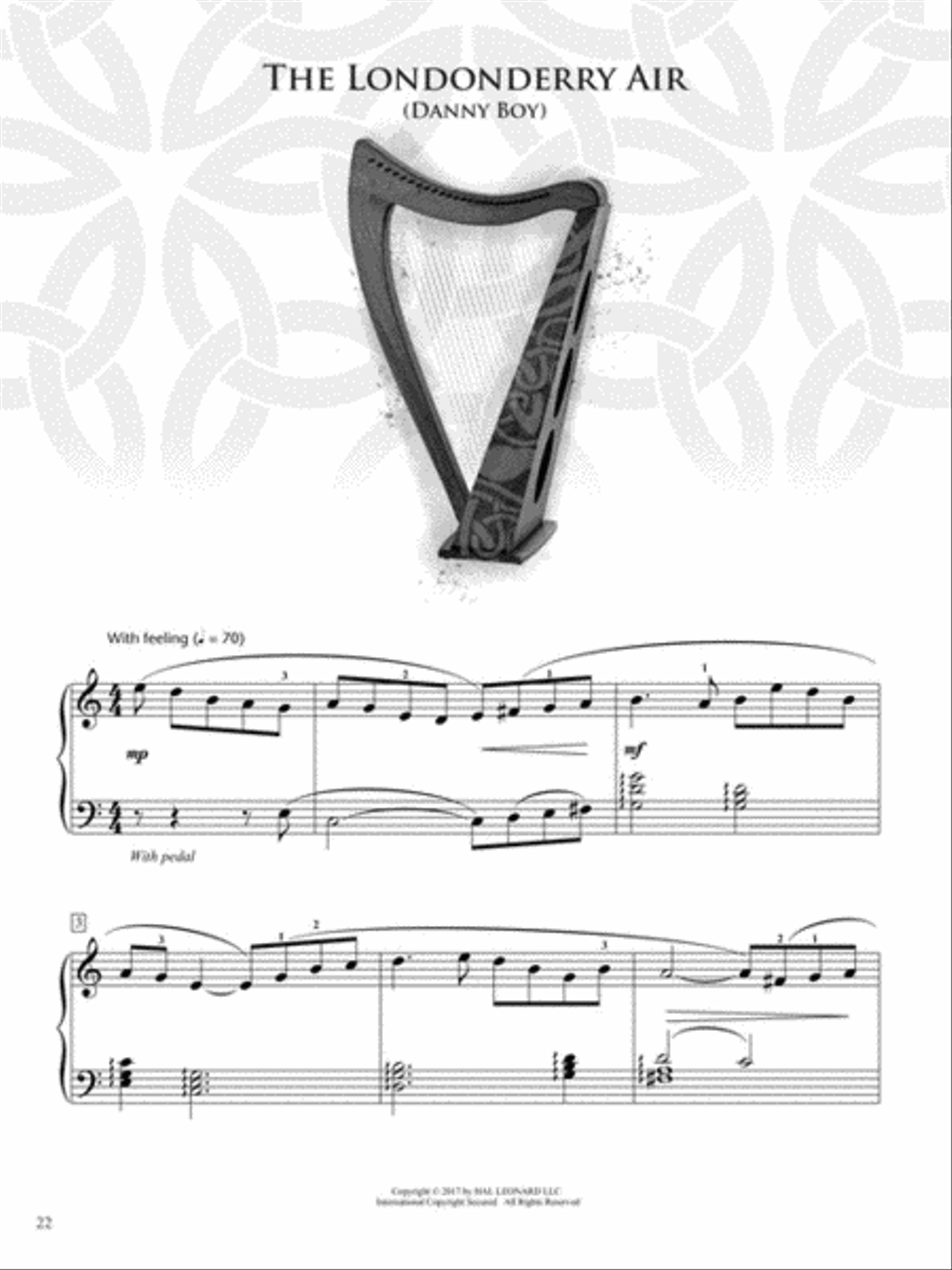 Irish Folk Songs Collection Piano Method scores gallery preview page 5