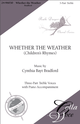 Book cover for Whether the Weather: (Children's Rhyme)