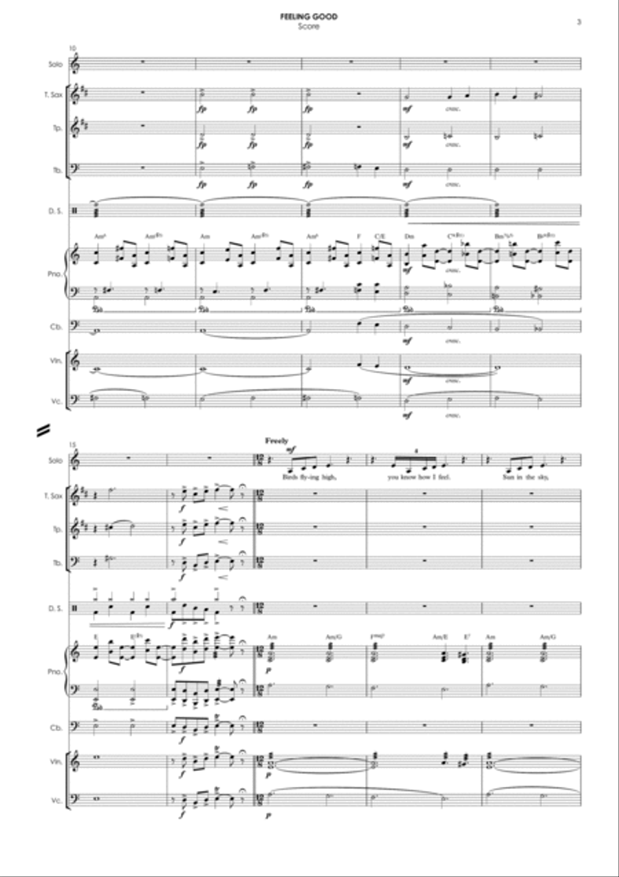 Feeling Good Jazz Ensemble scores gallery preview page 3