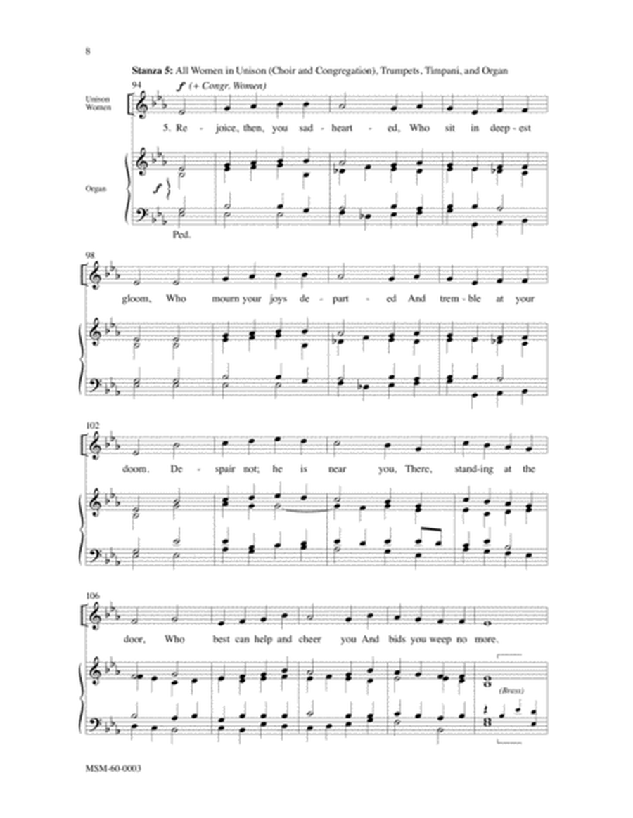 O Lord, How Shall I Meet You (Choral Score) image number null