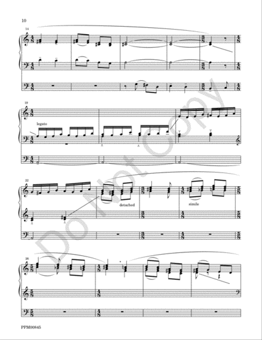 Variations On Wondrous Love Choir scores gallery preview page 13