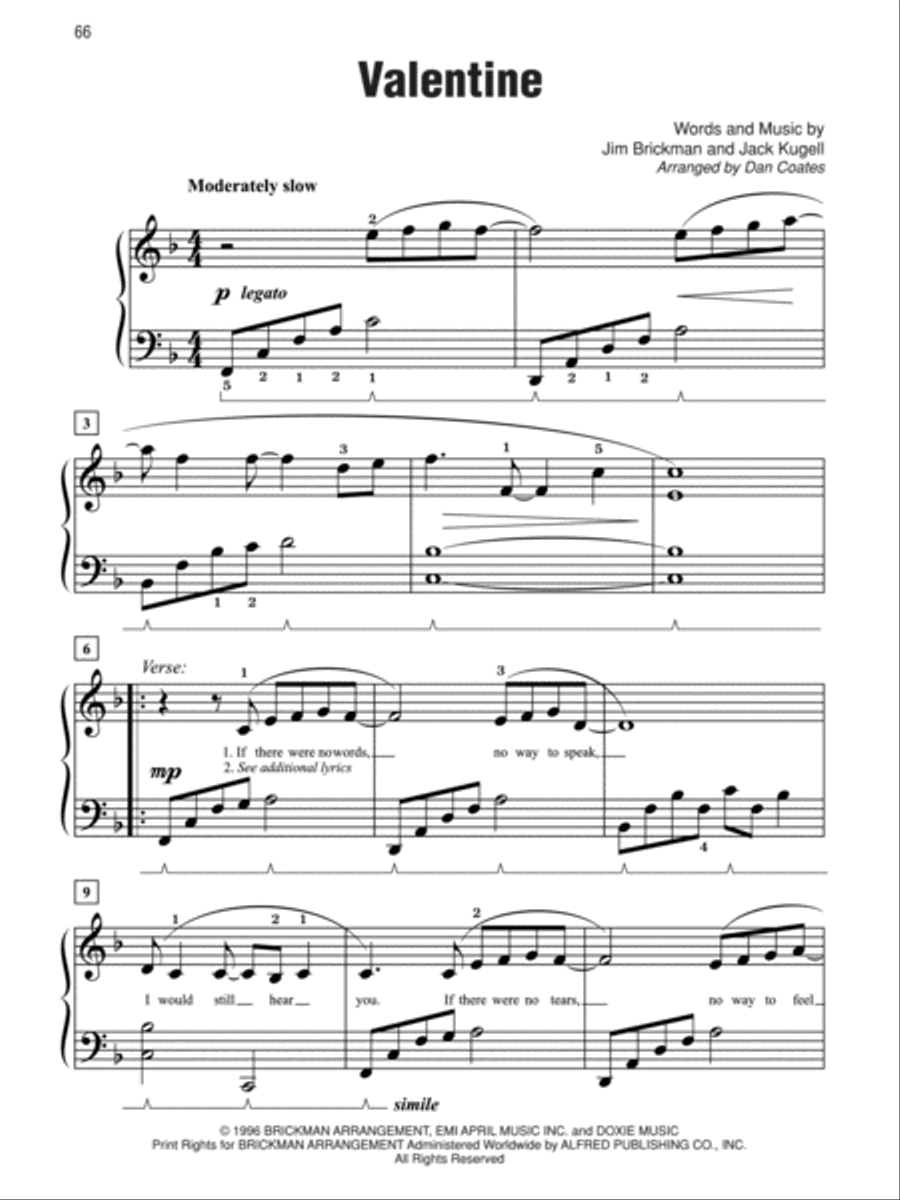 Simply Brickman Easy Piano scores gallery preview page 5