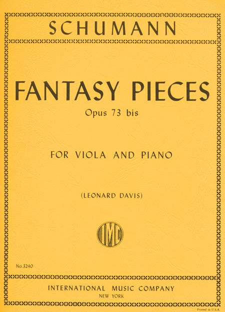 Fantasy Pieces, Op. 73 (DAVIS)