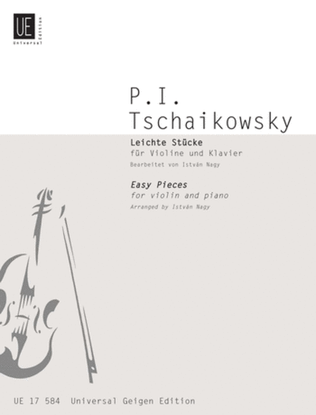 Book cover for Easy Pieces, Violin/Piano