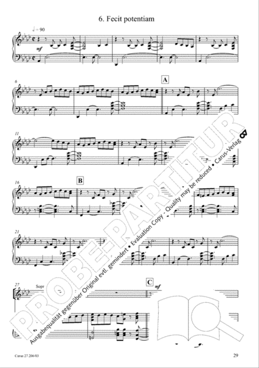 Magnificat 4-Part scores gallery preview page 30