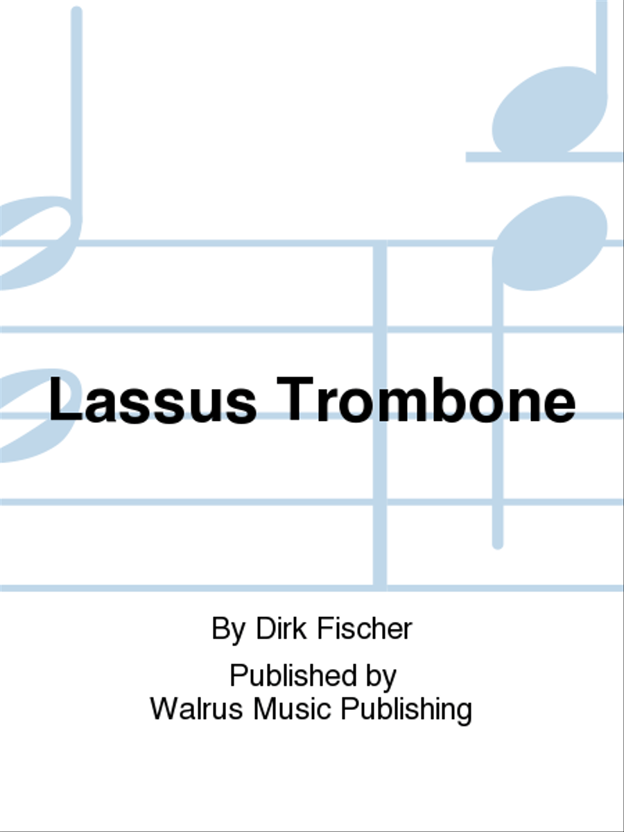 Lassus Trombone Big Band scores gallery preview page 1