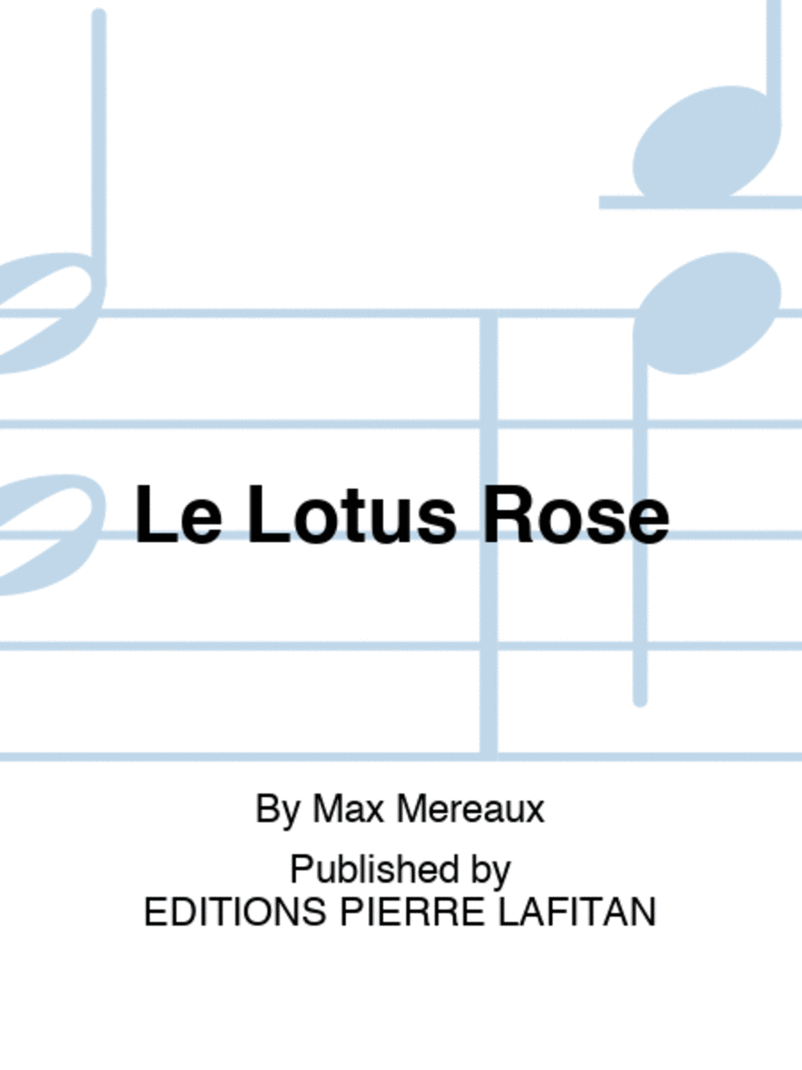 Le Lotus Rose Piano Solo scores gallery preview page 1