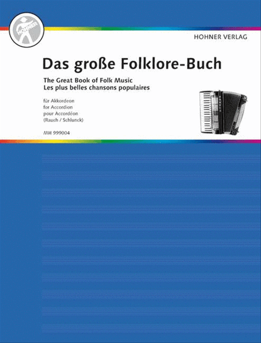 The great book of folk music for accordion Accordion scores gallery preview page 1