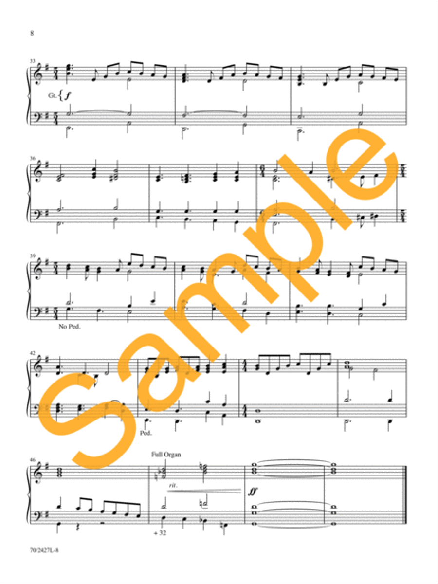 Mark Hayes: Christmas Miniatures for Organ Organ Solo scores gallery preview page 7