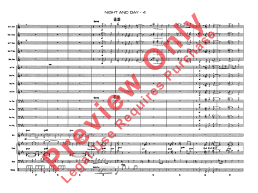 Night and Day Jazz Ensemble scores gallery preview page 7