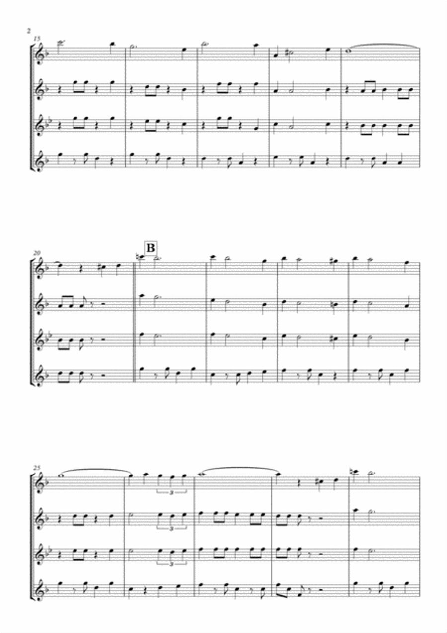 From Russia With Love Woodwind Quartet scores gallery preview page 4