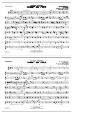 Light My Fire (arr. Paul Murtha) - Baritone T.C.