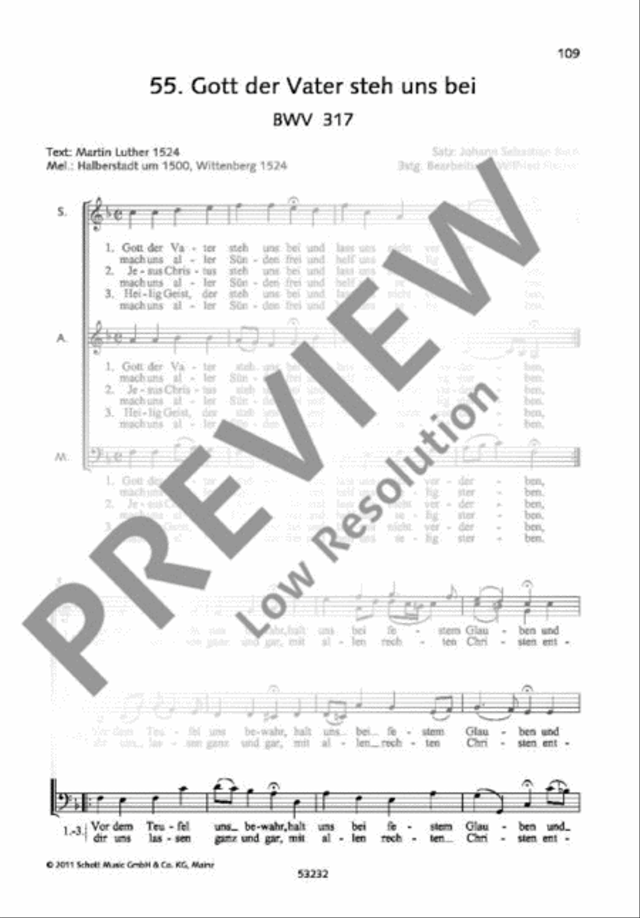 Gott der Vater steh uns bei A Cappella scores gallery preview page 2