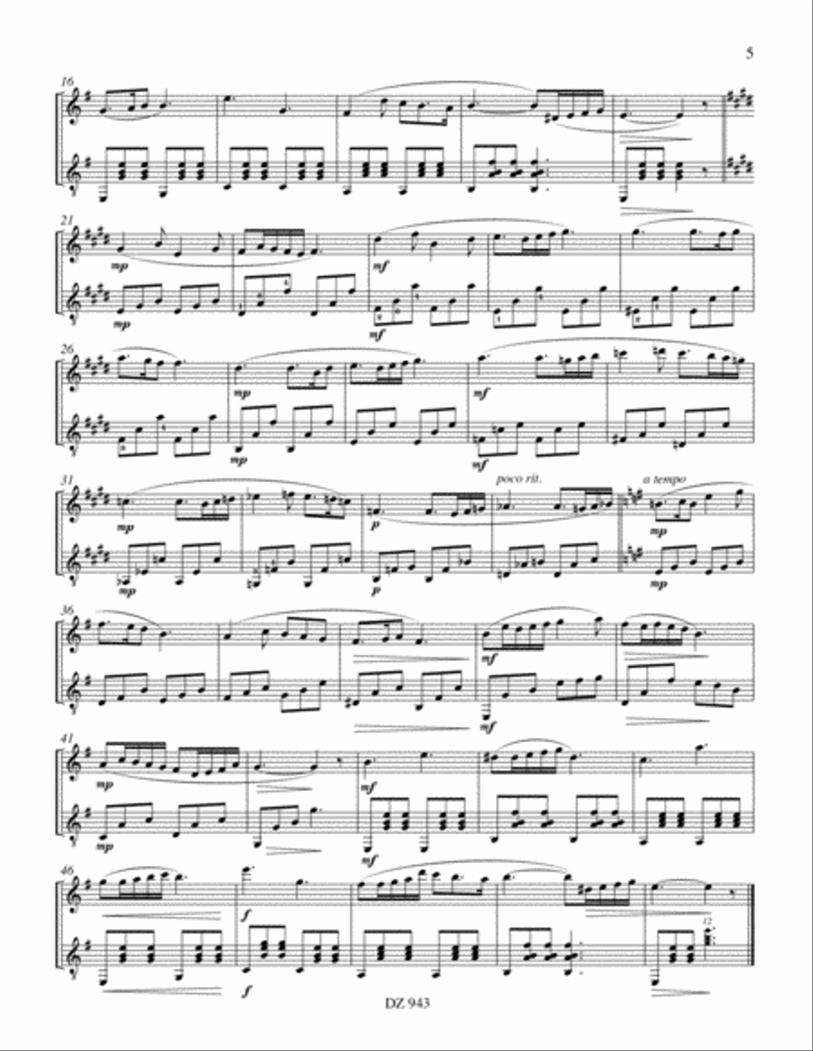 5 cavatines Flute scores gallery preview page 5