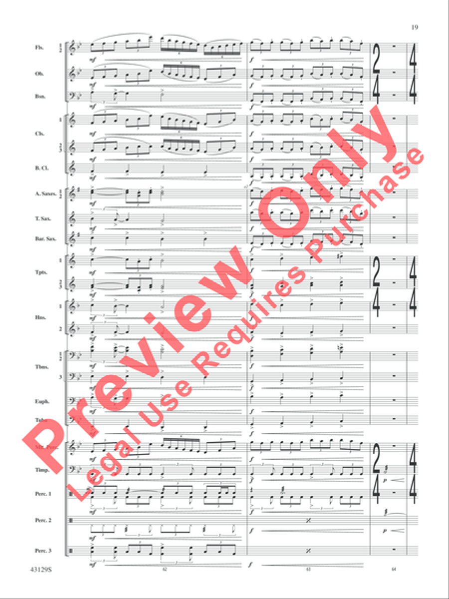 Soundtrack Soundtrack Concert Band scores gallery preview page 20