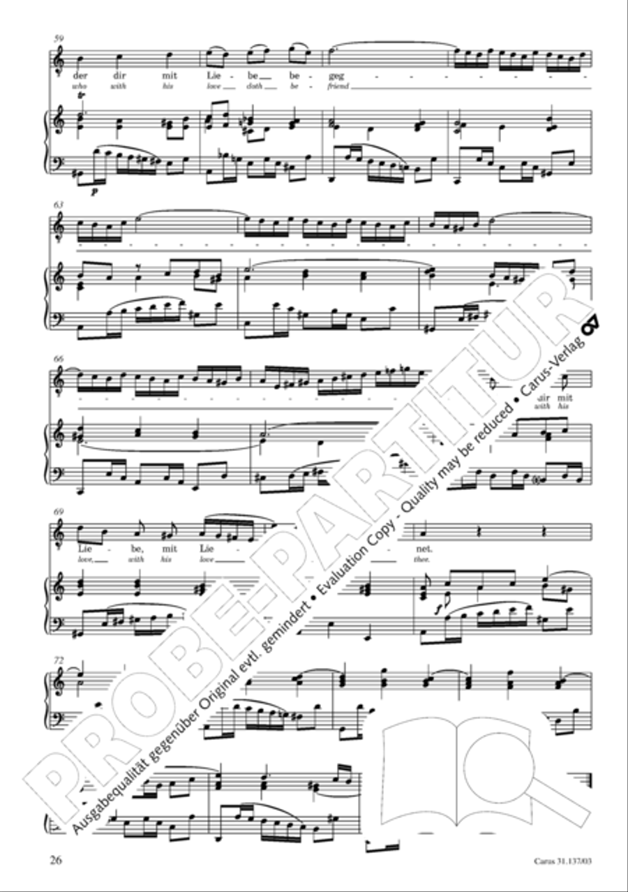 Praise ye, Almighty God, King and our ruler exalted (Lobe den Herren, den machtigen Konig der Ehren) ATB scores gallery preview page 27