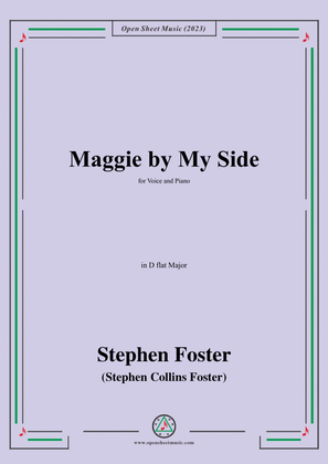 Book cover for S. Foster-Maggie by My Side,in D flat Major