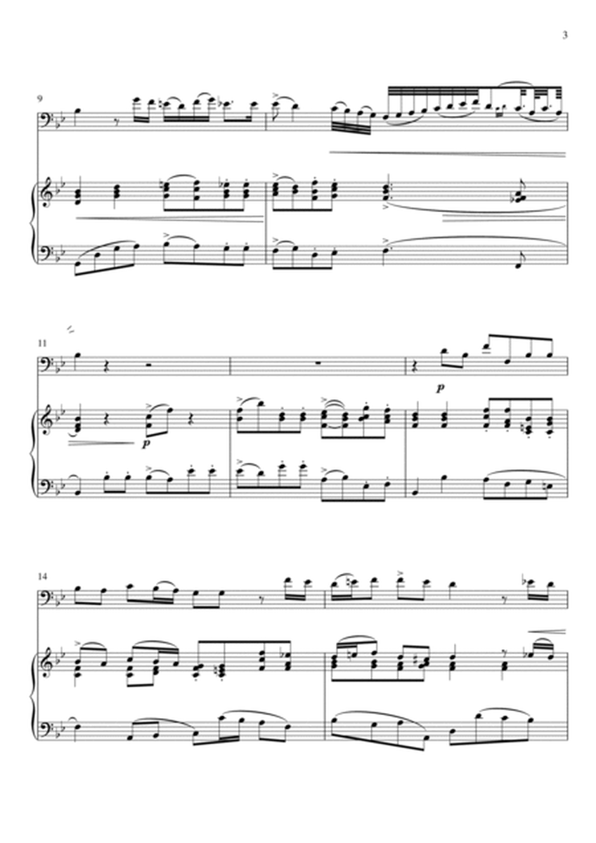 Giovanni Bononcini - Deh pi a me non v_asondete (Piano and Double Bass) image number null