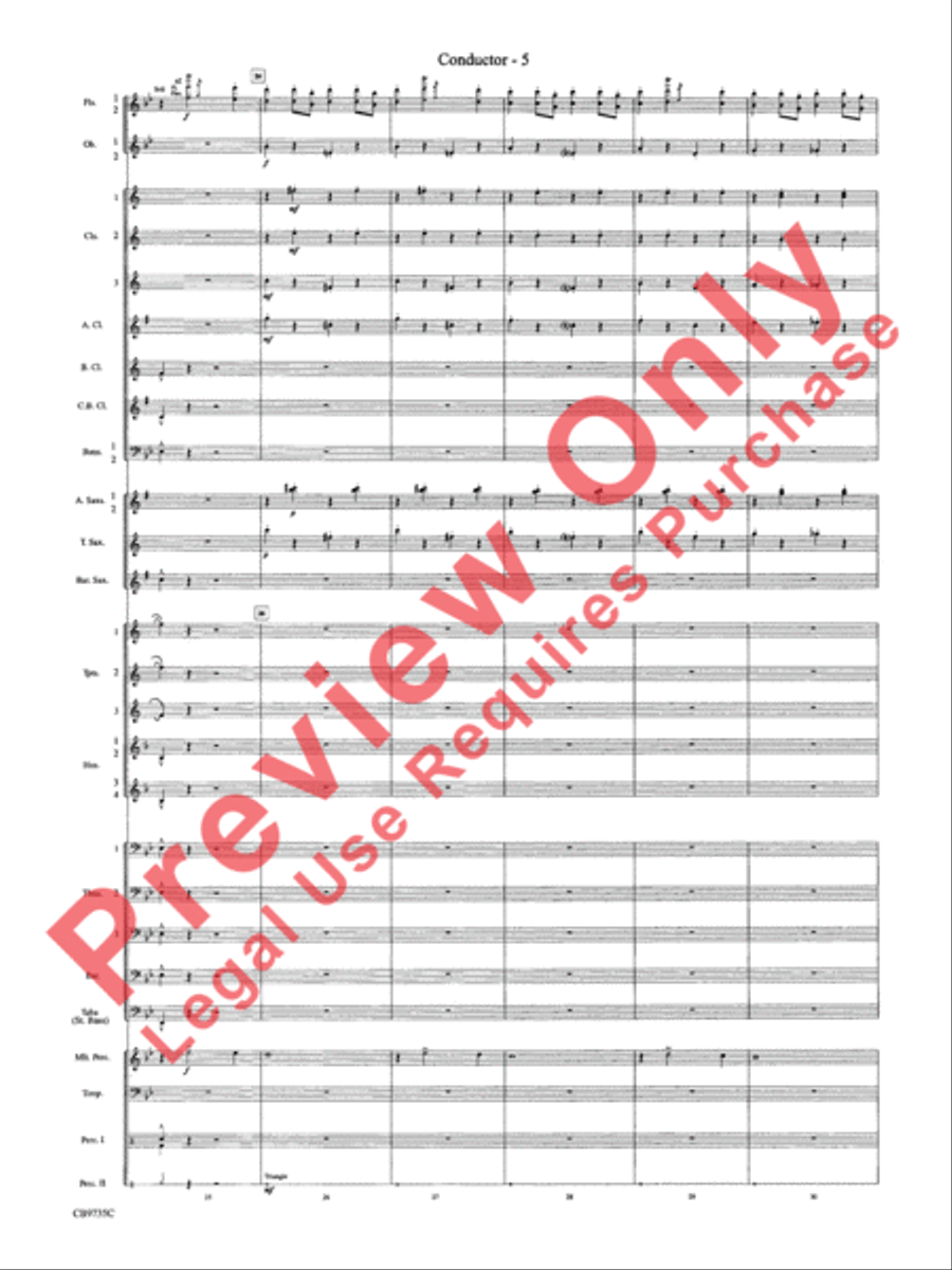 Strike Up the Band Concert Band scores gallery preview page 8