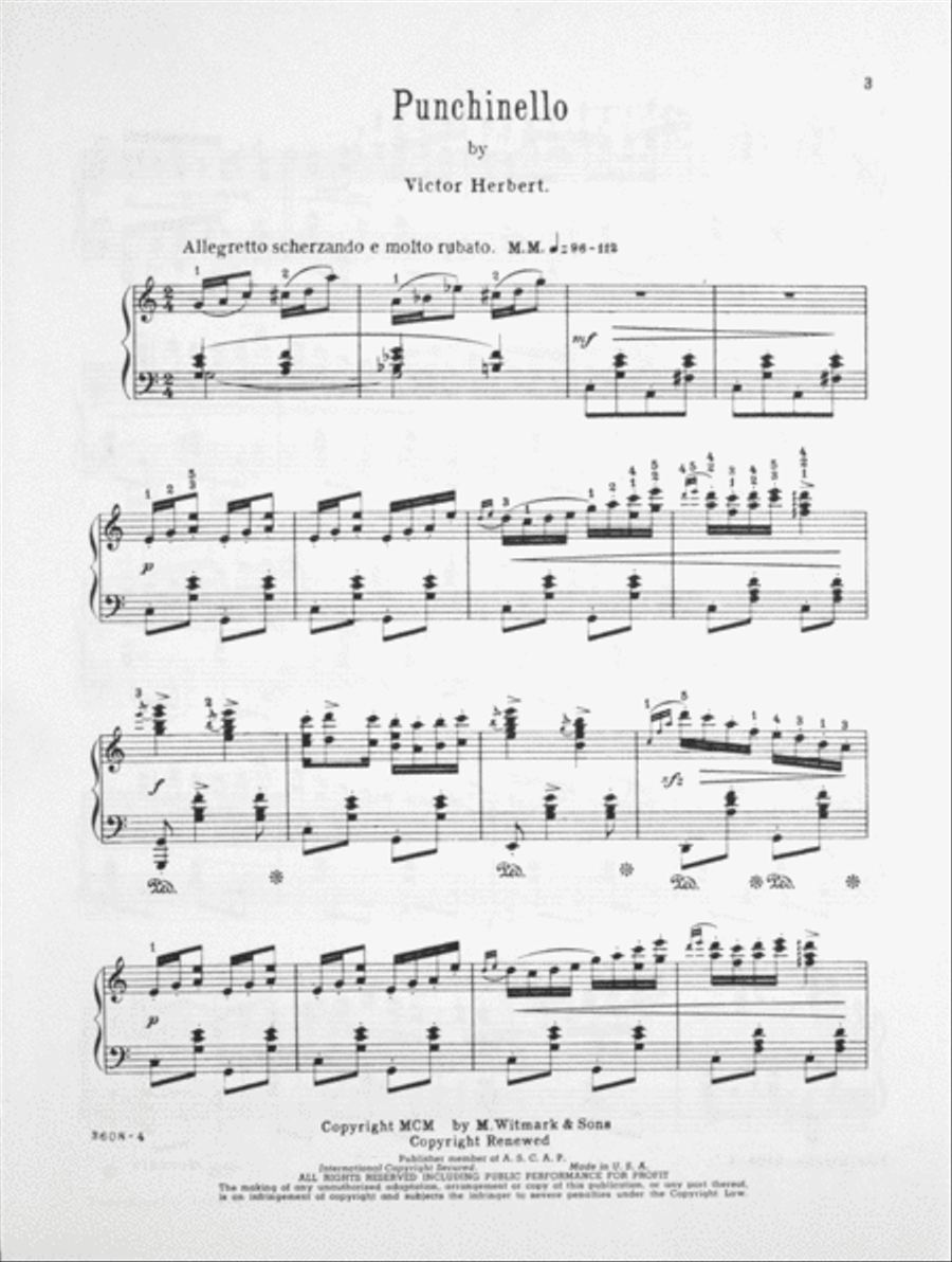 Punchinello Piano Solo scores gallery preview page 2