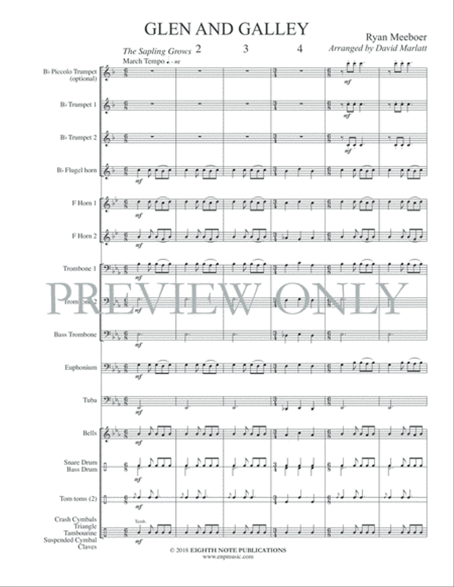 Glen and Galley Glen and Galley Small Ensemble scores gallery preview page 3
