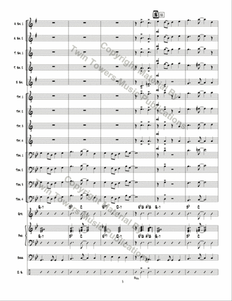 Verteron X Factor Jazz Ensemble scores gallery preview page 6