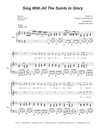 Sing With All The Saints In Glory (Duet for Soprano and Tenor solo)