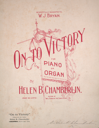 Book cover for On To Victory