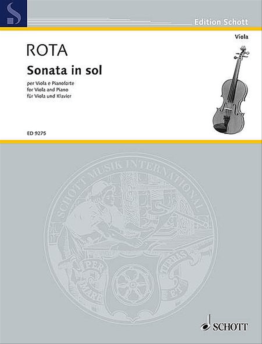 Sonata in Sol Piano Accompaniment scores gallery preview page 1