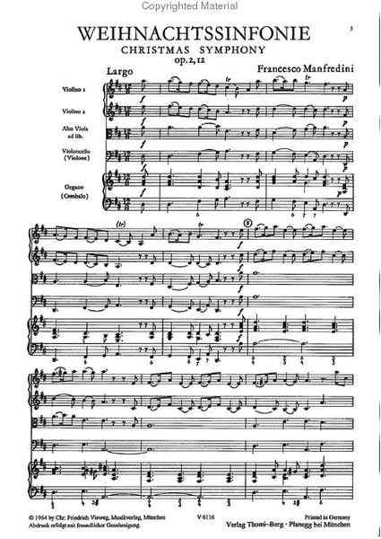 Weihnachtssinfonie - Sinfonia pastorale per il santissimo natale