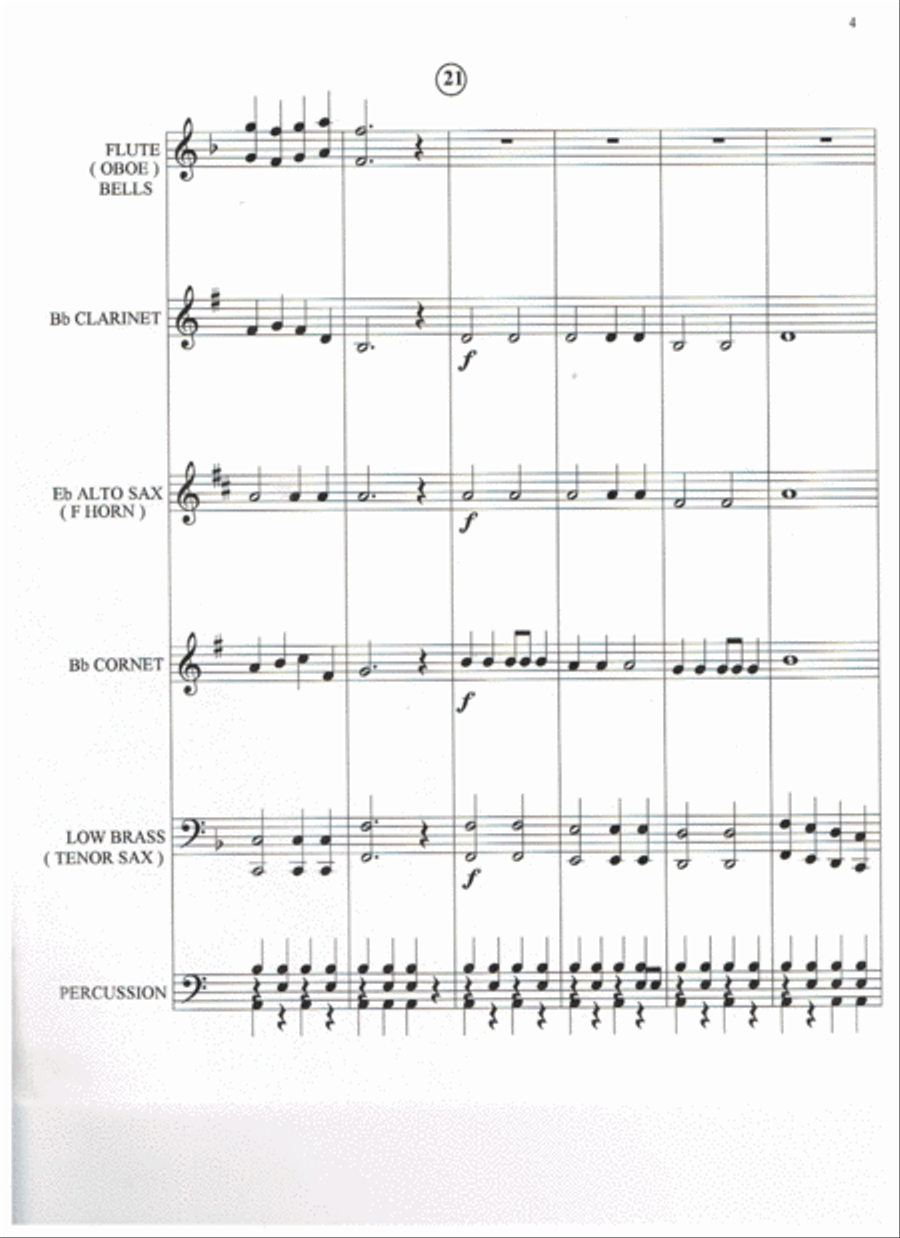 JOLLY OLD SAINT NICHOLAS JOLLY OLD SAINT NICHOLAS Concert Band scores gallery preview page 5