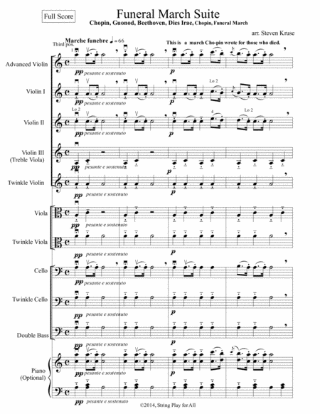 Funeral March Suite for Multi-Level String Orchestra image number null