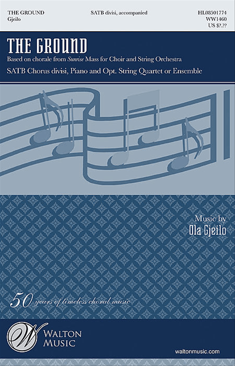 The Ground (Full Score and Instrumental Parts) Choir scores gallery preview page 1