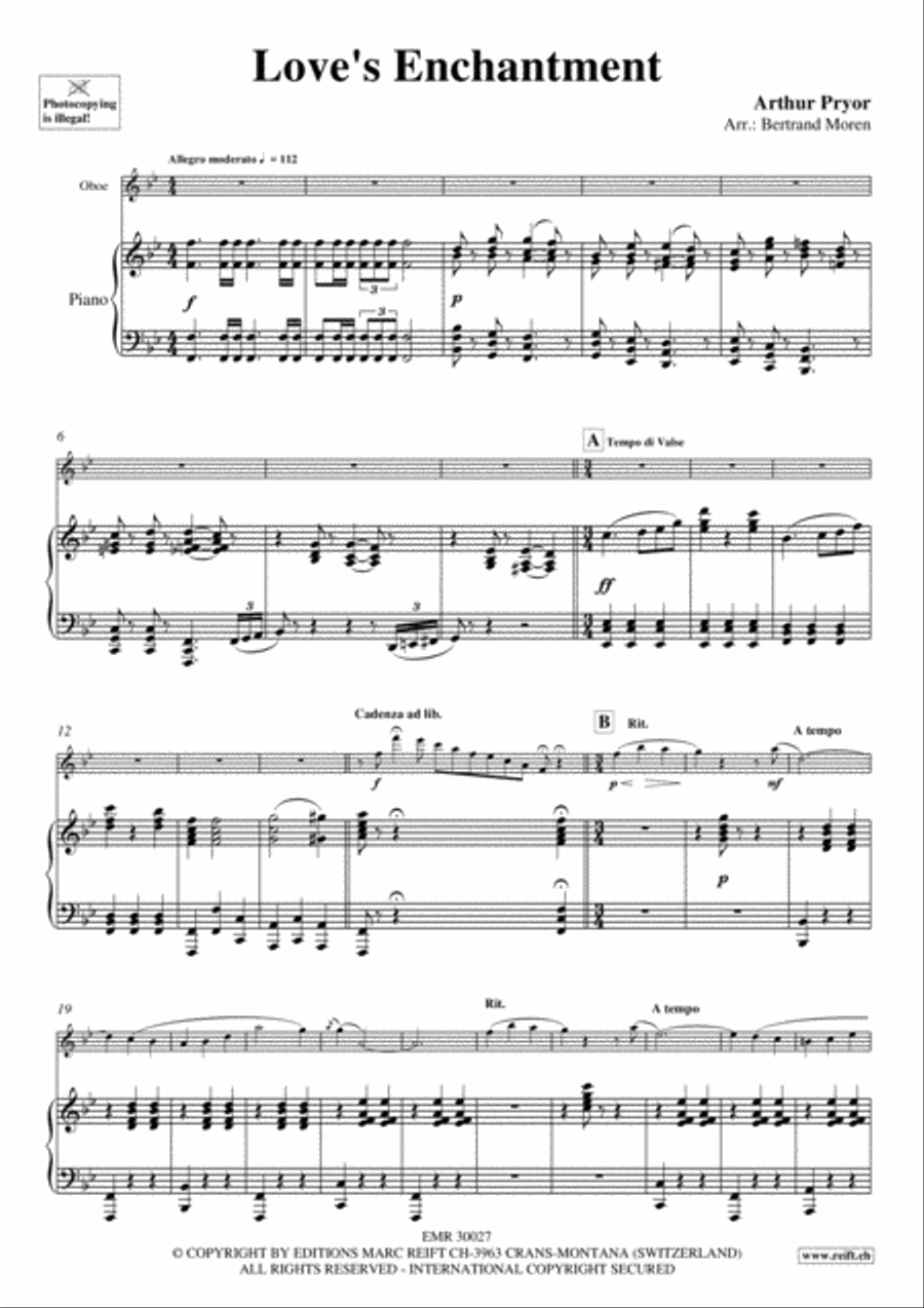 Love's Enchantment Piano Accompaniment scores gallery preview page 3