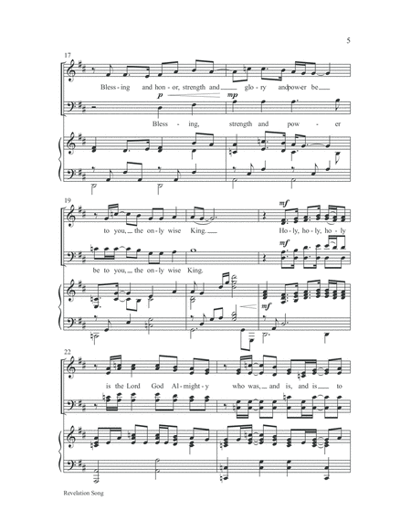 Revelation Song by Jennie Lee Riddle - Trumpet - Digital Sheet