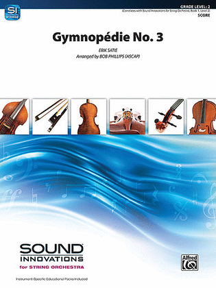Book cover for Gymnopédie No. 3