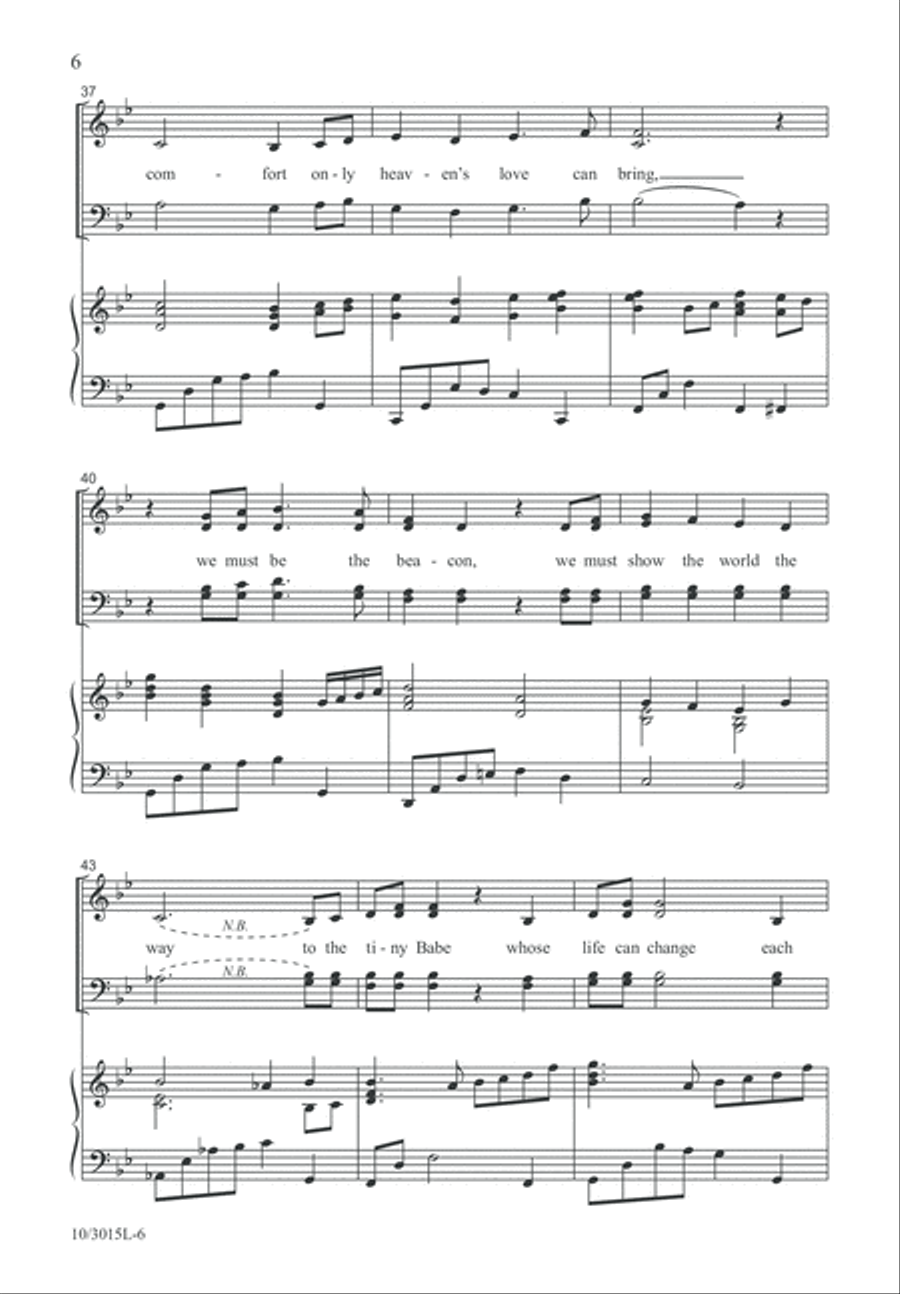 Be Born in Us 4-Part scores gallery preview page 6