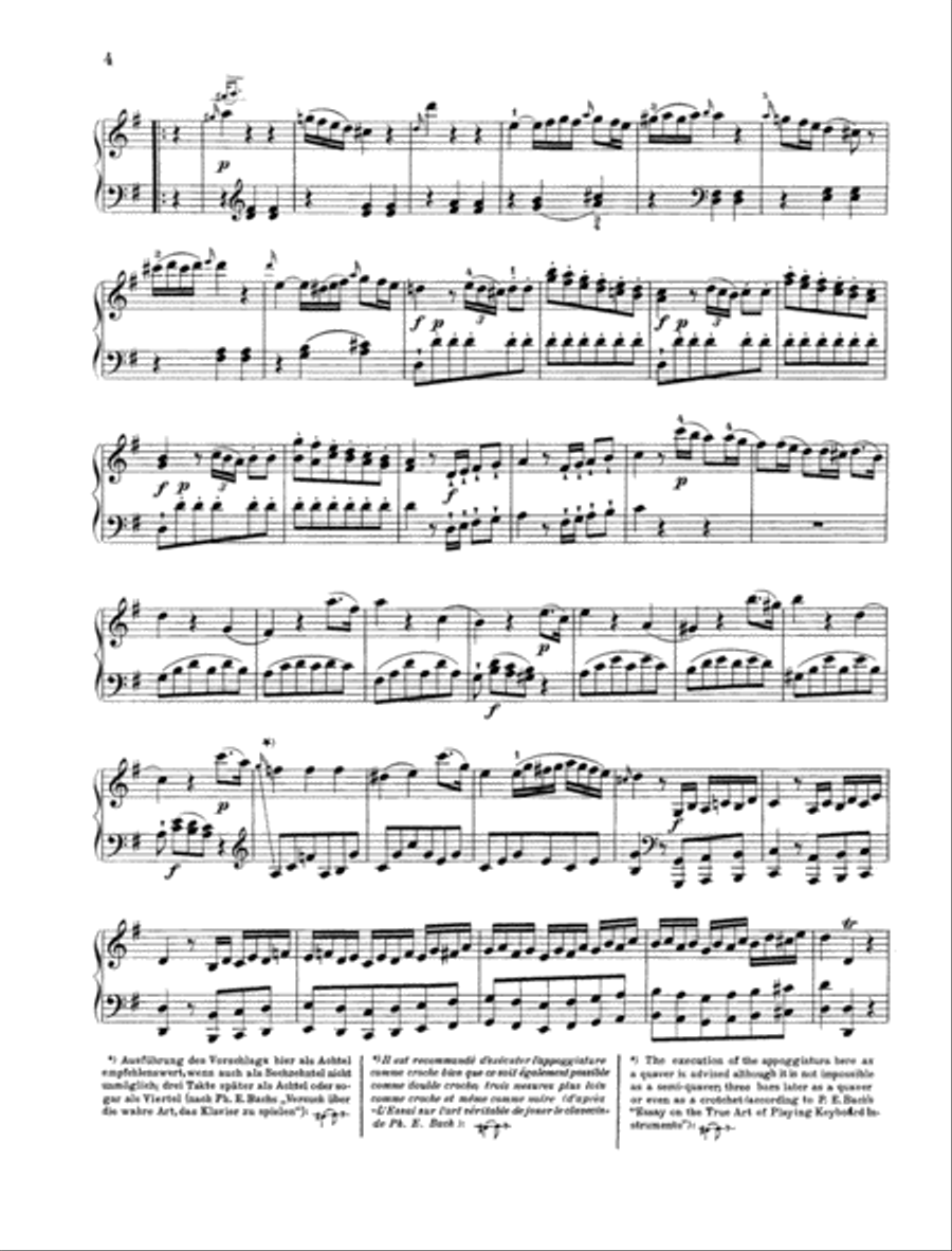 Sonata G major, K. 283 Piano Solo scores gallery preview page 3