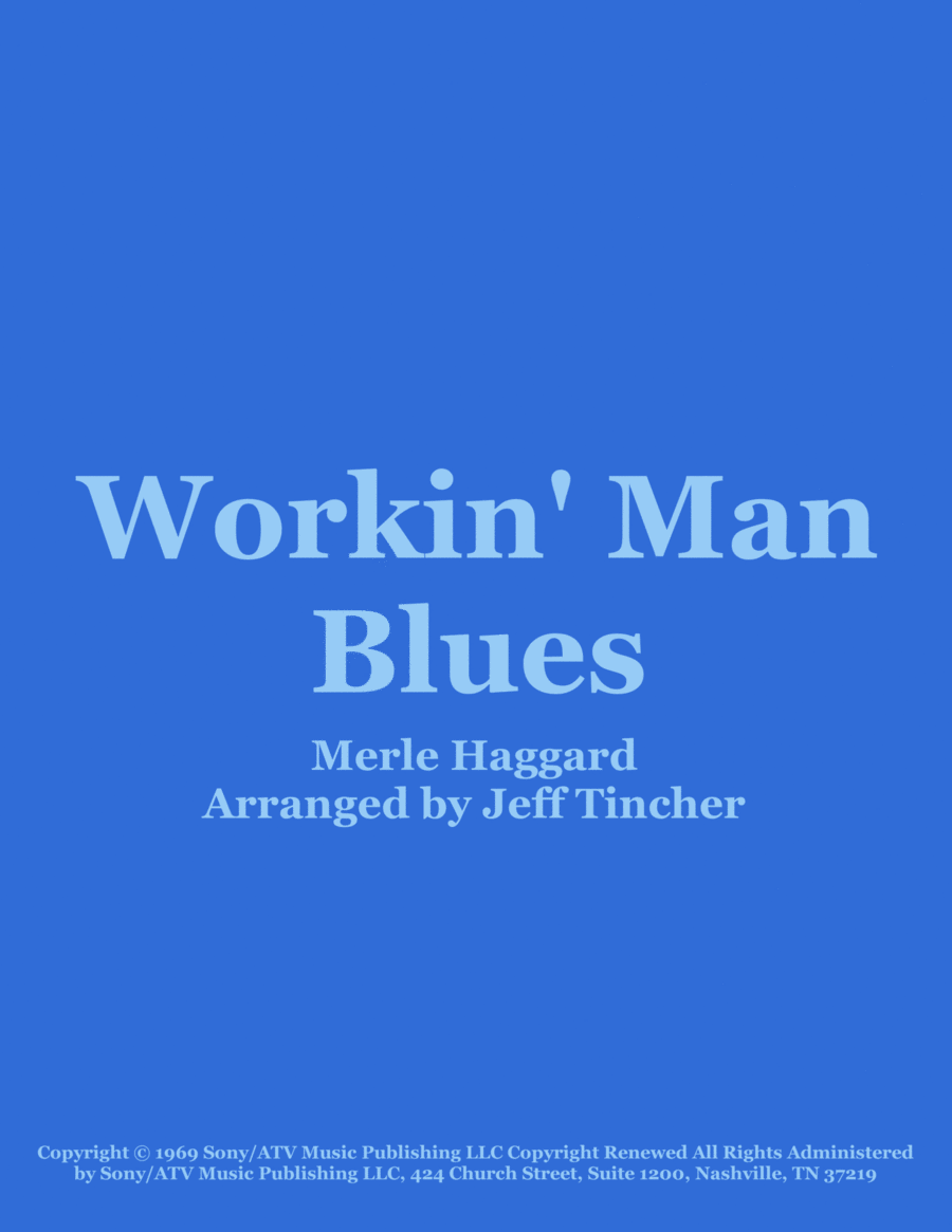 Workin' Man Blues Piano, Vocal, Guitar scores gallery preview page 1