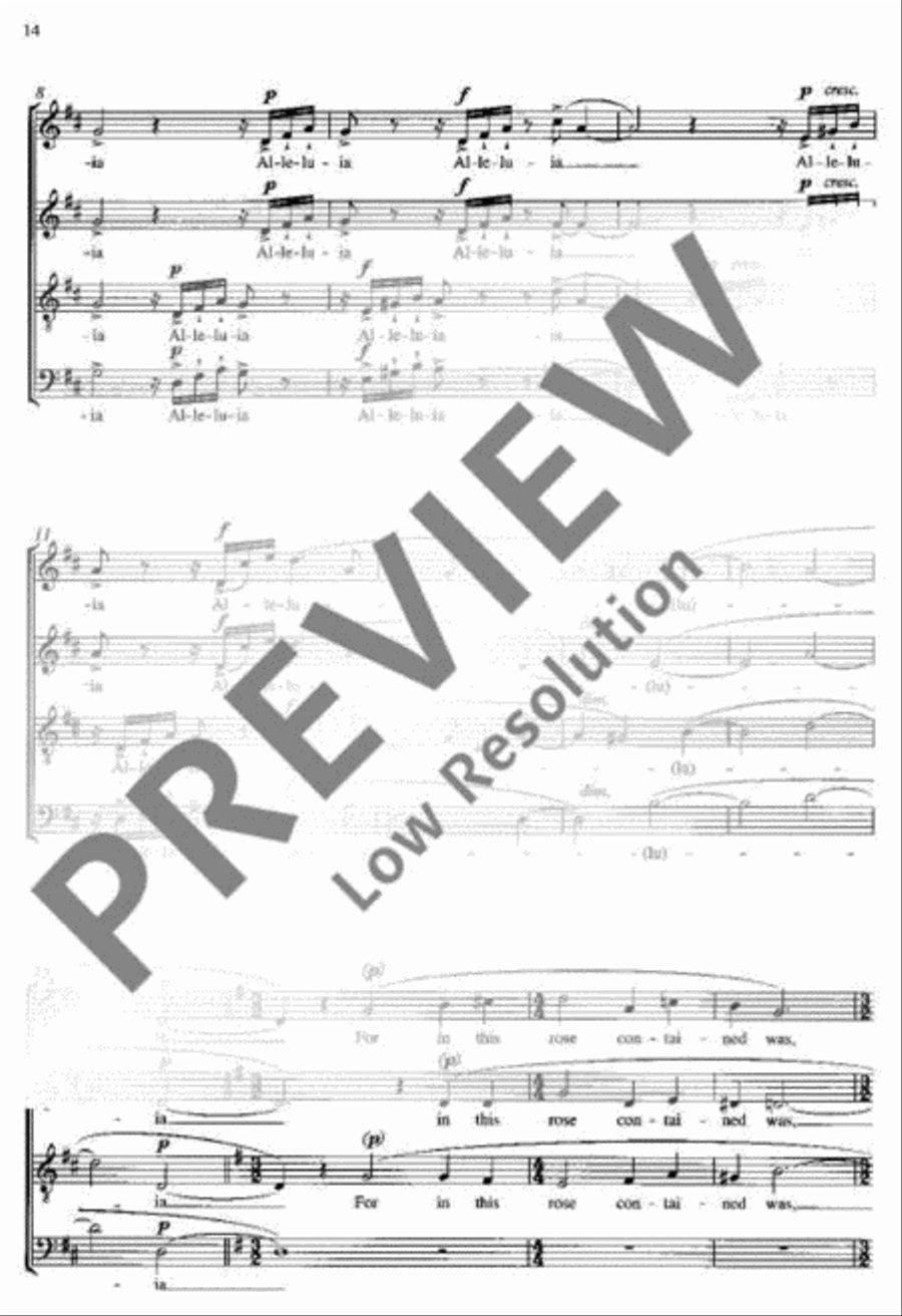 Three Carols Three Carols 4-Part scores gallery preview page 17