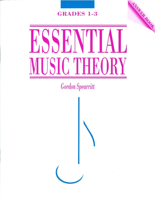 Book cover for Essential Music Theory Grs 1-3 Answer Book