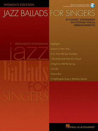 Jazz Ballads for Singers - Women's Edition