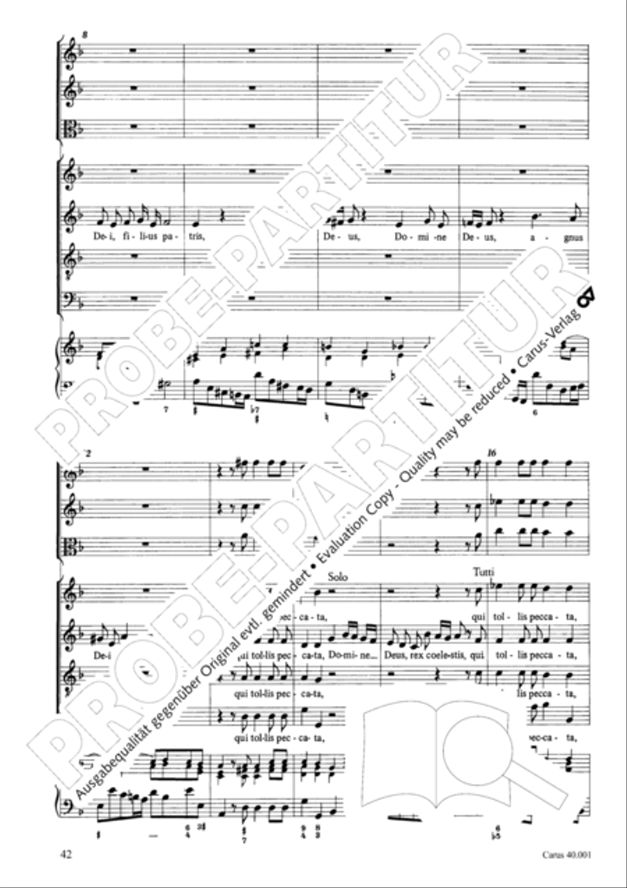 Gloria in D SSA scores gallery preview page 49