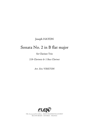 Book cover for Sonata No. 2 in Bb Major