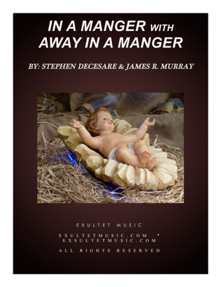 Book cover for In A Manger with Away In A Manger